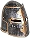 Jacobson Hat Company Men's Antiqued Pewter Knight Helmet