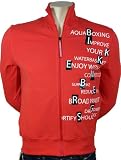 BIKKEMBERGS DESIGNER SWEAT-JACKE ROT IN XL BIKKEMBERGS DESIGNER SWEAT-JACKE ROT IN XL