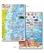 Franko Fish ID Card of Belize Reef Creatures & Dive Map 9 x 6