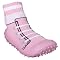 Pre-Walk Girls' Skidders Adia Sneaker Sock Shoes - Pink - (4 (12 Months))