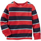 OSHKOSH(オシュコシュ) ストライプサーマル レッド トップス長袖Tシャツ 24ヶ月【並行輸入】