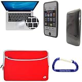 Gizmo Dorks Buy a Mac for College Combo (Red / Black) for MacBook Pro 13 Inch