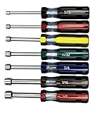 Armstrong 66-843A Solid Handle, Solid Shaft Nutdriver Set SAE, 7-Piece [並行輸入品]