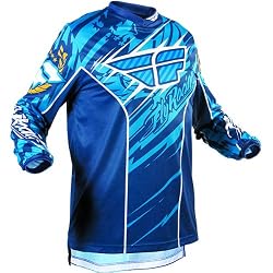 Fly Racing F-16 Youth Boys Off-Road Motorcycle Jersey - Blue/Navy