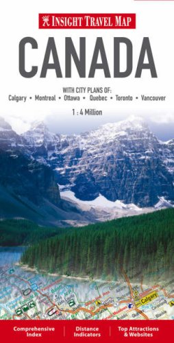 City Travel Guides Discounted  Books : Canada Insight Travel Map