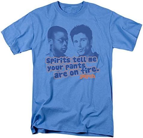 Psych Spirits Tell Me Your Pants Are On Fire NBC TV Show T-Shirt Tee