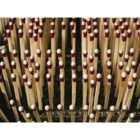 Close View of Matches Arranged Like Nails on a Bed National Geographic Collection Photographic Poster Print by Ira Block, 16x12