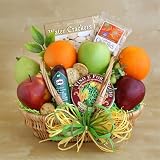 California Delicious Fruit and Cheese Please Gift Basket