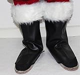 Ilishop Men's Deluxe Santa Suit 10pc. Christmas Adult Santa Claus Costume Red M