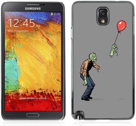 ArtCases ARTCASES CollectionsTM Black Hard Back Case for Samsung Galaxy Note 3 III ( Funny Zombie Balloon Banksy )