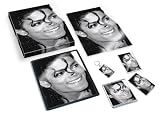 MICHAEL JACKSON - Original Art Gift Set #js006 (Includes - A4 Canvas - A4 Print - Coaster - Fridge Magnet - Keyring - Mouse Mat - Sketch Card)