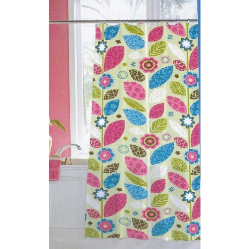 Gypsy Vinyl Shower Curtain Crystal Bay