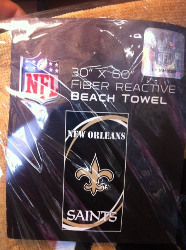 New Orleans Saints Beach Towel