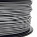 Gizmo Dorks 3D Printer Filament 2.85mm PLA, Neat Wind, Fits Most FDM 3D Printers, 1kg Spool (2.2lb), Gray