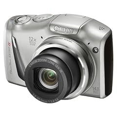 Canon PowerShot SX 150 IS Digitalkamera (14 Megapixel, 12-fach opt. Zoom, 7,6 cm (3 Zoll) Display, bildstabilisiert) silber