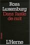 Dans l'asile de nuit : Suivi de Lettres de ma prison