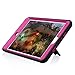 iPad Mini Case,iPad Mini 2 Case,iPad Mini 3 Case,iPad Mini Retina Case,BENTOBEN[ Kickstand Feature],Shock-Absorption/High Impact Resistant Hybrid Three Layer Protective Case Cover(Black+Rose)