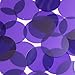 Round Sequin 40mm Purple Transparent Glossy and Matte Duo Two Sided Loose Couture Paillettes
