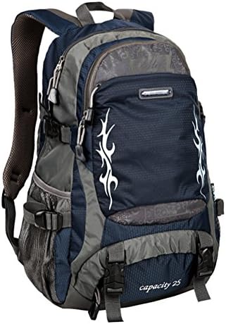 Outdoor Travel Hiking Mountaining Shoulder Bag Shopping Backpack Large Blue