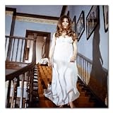 Ingrid Pitt The Vampire Lovers Stairwell Color 16x16 Gallery Wrapped Canvas Print