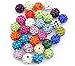 Yuan mutang 10mm 100pcs/Lot Mixed Color Clay Pave Disco Rhinestone Crystal Shamballa Beads