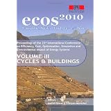 ECOS 2010 Volume III (Cycles and Buildings): Proceedings of ECOS 2010 Conference in Lausanne (Volume 3)