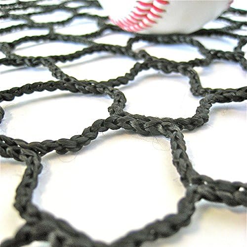 10' High X 15' Wide Sports Barrier &amp; Containment Netting, #36 Polypro Netting, Serged Cord Edge Bordering, Baseball, Softball, Hockey, Lacrosse, Soccer, Basketball, Tennis, Volleyball, Multipurpose