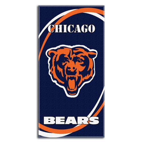 Chicago Bears Fiber Reactive Beach Towel