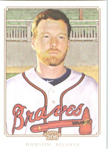 2010 Topps T-206 Baseball Card # 224 Tommy Hanson - Atlanta Braves - MLB Trading Card in Screw Down Case!