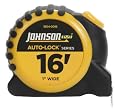 Johnson Level and Tool 1804-0016 16-Foot x 1-Inch Auto-Lock Tape