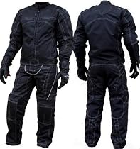 MOTORRADKOMBI JACKE + HOSE - AUS TEXTIL /CORDURA für Motorrad Biker Chopper Cross
