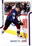 2011/12 Score Hockey Card # 134 Brandon Yip Colorado Avalanche In Protective Display Case !