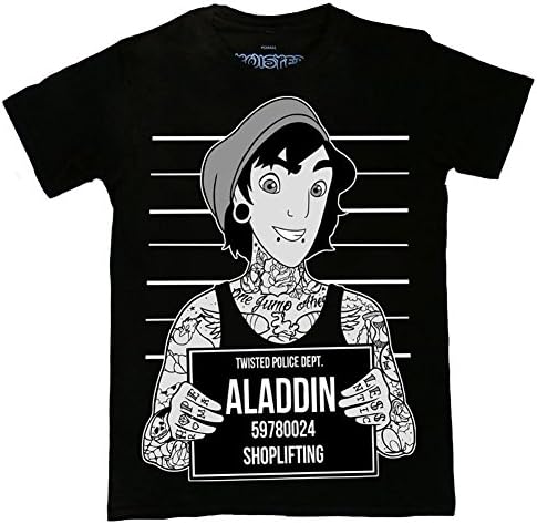 Aladdin Mugshot T Shirt - S