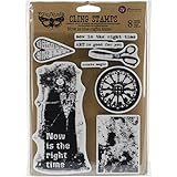 Prima Marketing Finnabair Cling Stamps 6"X7.5"-Now Is The Right Time