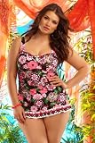 Becca Etc by Rebecca Virtue Blossoms One Piece Swimdress