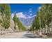 Photographic Print of Country road with tree avenue, Wakhan Valley, Tajikistan, Central Asia, Asia from Robert Harding