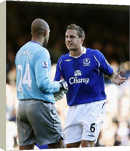 Box Canvas Print of Football - Everton v Newcastle United - Barclays Premier from Everton ePhoto