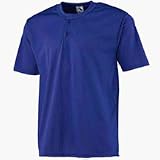 Mesh Two-Button Baseball Jersey (3X-Large) from Augusta Sportswear