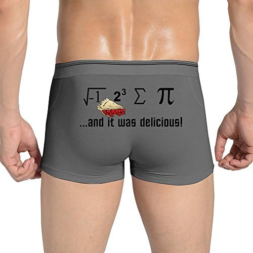 Delicious Math Ate Sum Pi Men's Boxer Brief Stretchable Underwear
