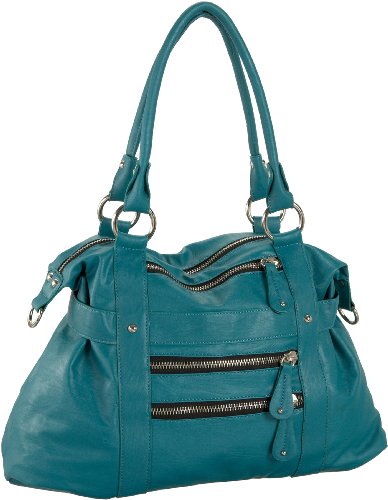 SR SQUARED by Sondra Roberts Zipper Pockets Satchel