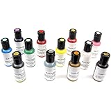 AmeriColor Amerimist Metallic & Pearl Sheen Airbrush .65 Ounce Set of 12
