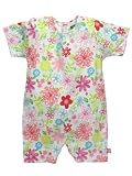 Flower Show Bodysuit Romper by Zutano - Multi-colored - 0-6 Mths