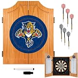 NHL Florida Panthers Dart Cabinet includes Darts and Board