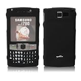 BoxWave Slim Rubberized Samsung i780 Shell Case - Durable Polycarbonate Snap Fit Shell Case with SmoothTouch Finish - Samsung i780 Cases and Covers (Jet Black (standard battery support))