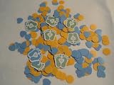 Tiny Toes Blue Printed Confetti
