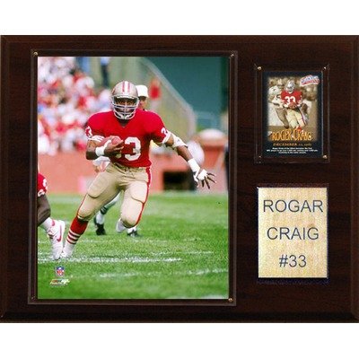 NFL San Francisco 49ers Roger Craig Player Plaque