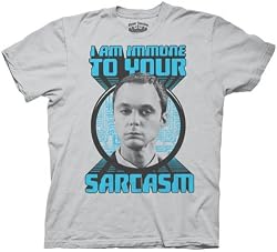 Mens The Big Bang Theory Sheldon Sarcasm T-shirt
