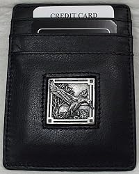 Mallard Ducks Leather Money Clip /Cardholder