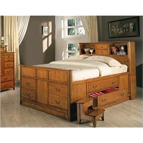 Olivia Eastern King Bookcase Bed