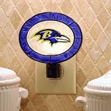 NFL Baltimore Ravens Art-Glass Nightlight